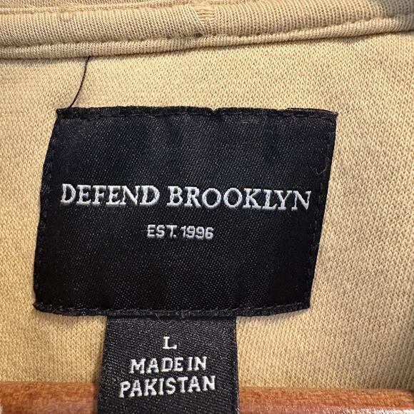 Defend Brooklyn X Marley Family Hoodie Men Large Leaf Print Colorblock - Picture 2 of 11